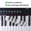 Silikon Klavieraufkleber Abnehmbar - 88 Tasten - Keyboard Produktbild-Vorschau 2