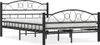 vidaXL Cadre de lit noir acier 120x200 cm Voir les images du produit 1