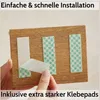 DEKAZIA® Klopapierhalter Holz mit Ablage – Produktbild-Vorschau 3