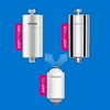Three Philips water filters arranged in a diagram with arrows indicating a relationship between them. Produktbild-Vorschau