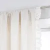 Joyswahl Vorhang Vintage Gardinen Leinen Fensterschals mit Produktbild-Vorschau 3