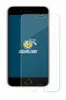 A screen protector is shown on top of a smartphone. Produktbild-Vorschau