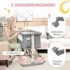 2 in 1 Beistellbett & Babywiege, 5-stufig Höhenverstellbar Produktbild-Vorschau 6