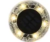 LED Solar Bodenleuchte 11x13cm Kunststoff Glas Mosaik Produktbild-Vorschau 3