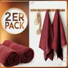 Frottier SAUNATÜCHER 2er Pack 80x200cm, 100% Baumwolle, Produktbild-Vorschau 2
