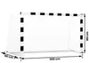 But de football 300 x 160 x 90 cm NS-460 noir et blanc Voir les images du produit 15