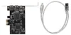 PCIE 1X auf 3 Port 1394A Firewire Riser Karte Dual Chip Produktbild-Vorschau 1