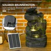 Outsunny Gartenbrunnen Solar Springbrunnen mit 4 Stufen, Produktbild-Vorschau 5