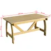 vidaXL Stół ogrodowy 150 x 74 x 75 cm Impregnowane drewno Podgląd zdjęcia produktu 2