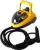 A yellow and black steam cleaner with a black hose and gun attachment, isolated on a white background. Náhled obrázku produktu
