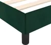 vidaXL Rám postele bez matraca tmavozelený 90x200 cm zamat Náhľad obrázku produktu 6