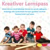Dětská dřevěná kladina XMTECH 18dílná hračka na kladinu do Náhled obrázku produktu 5