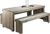 Gartenmöbel-Set Amsterdam Kiefer 8-Sitzer 3-teilig grau Produktbild-Vorschau 9