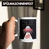 Trendation - Alien Tasse Just Here For The Pizza Produktbild-Vorschau 4