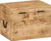 Scatola portaoggetti 39x28x31 cm in legno massiccio di Anteprima dell’immagine prodotto 3
