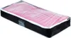 A storage bag for bedding, with pink bedding inside, on a white background. Produktbild-Vorschau