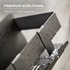 DEKAZIA® Duschablage ohne Bohren Grau – Duschregal  Produktbild-Vorschau 8
