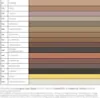 A color chart showing different shades of grout with corresponding names and numbers. Anteprima dell’immagine prodotto