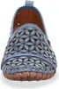 Gemini Damen Slipper Leder Mokassin floral Blumen Cutouts Produktbild-Vorschau 15
