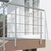 AICA Treppengeländer Edelstahl Seitenmontage Handlauf 120 Produktbild-Vorschau 3