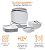 Set di stoviglie Amazon Basics, 18 pezzi, design moderno, Anteprima dell’immagine prodotto 4