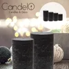 Candelo 4er Set Rustik Kerzen Ambiente Weihnachten - Produktbild-Vorschau 4