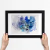 Bild 30x20 MDF-Rahmen, Wandkunst abstrakte Blumen Produktbild-Vorschau 3