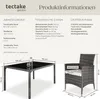 tectake® Rattan Sitzgruppe Porto für 6 Personen Produktbild-Vorschau 5
