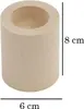 ŚWIECZNIK OKRAGŁY 8cm, drewniany DECOUPAGE Podgląd zdjęcia produktu 7