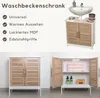 ZENZEE Waschbeckenunterschrank, Badschrank, Produktbild-Vorschau 5