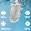 Scopino in silicone per WC, montaggio a pavimento, bianco Anteprima dell’immagine prodotto 4