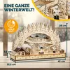 Monzana Schwibbogen Weihnachten Batteriebetrieben Timer Produktbild-Vorschau 4