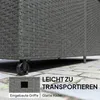 Outsunny Rattan Auflagenbox 650L wetterfest Kissenbox mit Produktbild-Vorschau 8