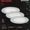 3 x Briloner LED Einbauleuchte Weiß rund Ø12cm IP44 7W Produktbild-Vorschau 10