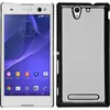 PhoneNatic Case kompatibel mit Sony Xperia C3 - Hülle weiß Produktbild-Vorschau 1