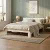 Homestyle4u drevená posteľ 120x200 s matracom a lamelovým Náhľad obrázku produktu 18