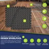 tillvex® whirlpool podkład okrągły 240cm czarny | mata Podgląd zdjęcia produktu 5