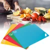 4 pièces PP Planche à découper de cuisine flexible Planche Voir les images du produit 9