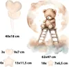 Niedliche Wandsticker für Mädchen, geeignet für Wände und Produktbild-Vorschau 2