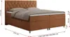 Boxspringbett 180x200 mit Bettkasten, Boxspringbett 180x200 Produktbild-Vorschau 6