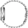 A side view of a silver watch with a metal band against a white background. Anteprima dell’immagine prodotto