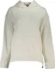 Damen-Sweatshirt Weiß – Kapuze & Kängurutasche für Produktbild-Vorschau 1