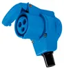 as-Schwabe 60474 CEE-coupleur coudé 230V/16A, bleu, 3 pôles Voir les images du produit 2