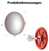 Wiltec Verkehrsspiegel 30 cm konvex, runder Produktbild-Vorschau 3