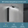 doporro Spiegelschrank Wandschrank in matt Anthrazit 100x70 Produktbild-Vorschau 3