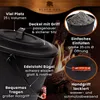 BLACK OAK Ascheeimer Santorini 25L - mit Deckel, Produktbild-Vorschau 3