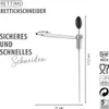 Gefu Spiral-Gemüseschneider mit Haltestab und Fingerschutz Produktbild-Vorschau 2