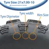 20x11.00-9 i 21x7.00-10 ATV Quad Opona OBOR Kraken Tubeless Podgląd zdjęcia produktu 6
