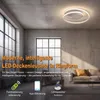 Smart LED Deckenleuchte Ø50cm, Moderne Ring Deckenlampe mit Produktbild-Vorschau 2