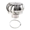 A stainless steel roof ventilator and a clamp are shown against a white background. Náhľad obrázku produktu